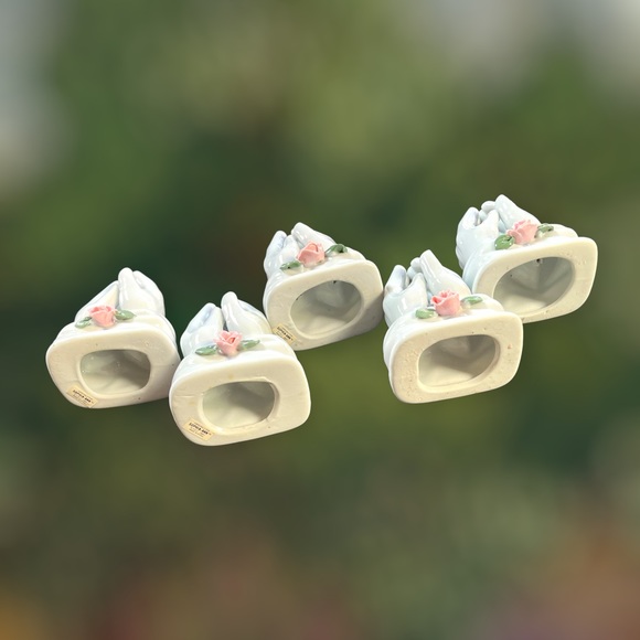 Vintage Lot/5 Praying Hands Ceramic Bundle/5 Centerpiece Craft - Picture 12 of 15